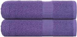 vidaXL Prosoape de dus 2 buc Violet 70x140 cm 360 g/m2 100% bumbac GartenMobel Dekor (136881) Prosop