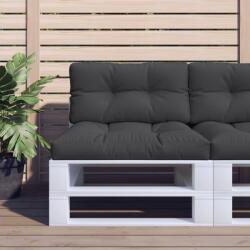 vidaXL Perna de paleti, negru, 80x40x12 cm, material textil GartenMobel Dekor (360608)
