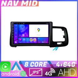 Edotec Navigatie Volvo S60 2008-2014 Android 12, 4GB RAM, 64GB, CarPlay (NAV2-9-4+64|K-s60-08)