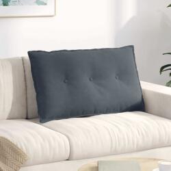 vidaXL Perna pentru spate Gri închis 80 x 50 cm Tesatura din corduroy GartenMobel Dekor (42014719)