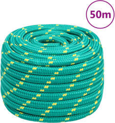 vidaXL Franghie de barca, verde, 20 mm, 50 m, polipropilena GartenMobel Dekor (152739)