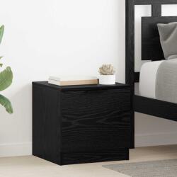 vidaXL Dulap de pat 2 pcs Stejar negru 40 x 39 x 40 cm Lemn compozit GartenMobel Dekor (880500)