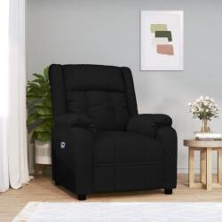 vidaXL Fotoliu rabatabil electric, negru, material textil GartenMobel Dekor (3143569)