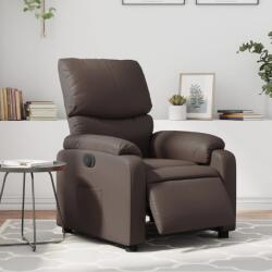 vidaXL Fotoliu rabatabil electric, maro, piele ecologica GartenMobel Dekor (3204874)