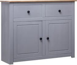 vidaXL Servanta, gri, 93 x 40 x 80 cm, lemn masiv pin, gama Panama GartenMobel Dekor (282698) Comoda