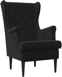 vidaXL fotoliu Negru Catifea GartenMobel Dekor (42029931)