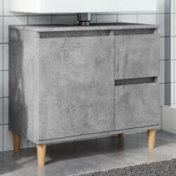 vidaXL Dulap de chiuveta, gri beton, 65x33x60 cm, lemn prelucrat GartenMobel Dekor (857119)
