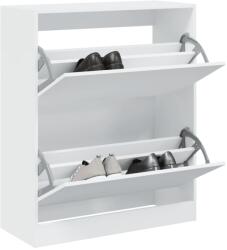 vidaXL Pantofar, alb, 80x34x96, 5 cm, lemn compozit GartenMobel Dekor (839966) Pantofar
