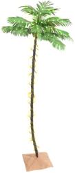 vidaXL Palmier cu LED, 136 LED-uri alb calde, 220 cm GartenMobel Dekor (345139)