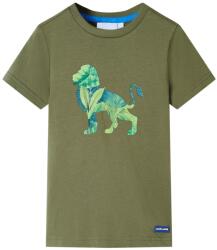 vidaXL Tricou pentru copii, kaki, 140 GartenMobel Dekor (12278)