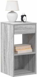 vidaXL Noptiere cu sertar 2 buc Gri Sonoma 35x34x66, 5 cm GartenMobel Dekor (858724)