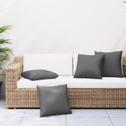 vidaXL Perne de canapea, 4 buc. , antracit, 40x40 cm, textil GartenMobel Dekor (360359)
