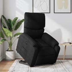 vidaXL Fotoliu electric rabatabil cu ridicare, negru, textil GartenMobel Dekor (3204850)