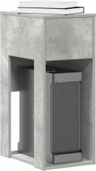 vidaXL Suport turn computer cu sertar gri beton 30x44x74 cm GartenMobel Dekor (858734)