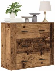 vidaXL Dulap, lemn vechi, 80x33x70 cm, lemn prelucrat GartenMobel Dekor (857085) Comoda