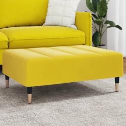 vidaXL Taburet, galben, 77x55x31 cm, catifea GartenMobel Dekor (4007397)