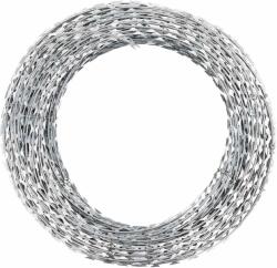 vidaXL BTO-22 Concertina NATO sarma ghimpata cu cleme, otel galvanizat, 150 m GartenMobel Dekor (141813)