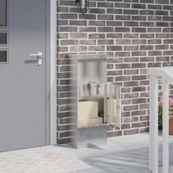 vidaXL Cutie pentru colet cu depozitare Argintiu 44, 5 x 29 x 110, 5 cm GartenMobel Dekor (874930)