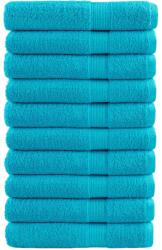 vidaXL Prosoape premium SOLUND 10 buc. turcoaz 100x200 cm 600 gsm GartenMobel Dekor (137463) Prosop