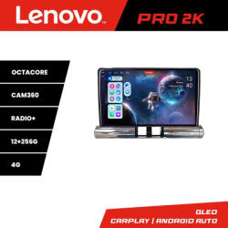 Lenovo Navigatie Citroen C3 2017-2024 Lenovo QLED 2K Octa Core 12+256 (Kit-c3-low+PRO-2K-9-12+256)