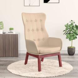 vidaXL Scaun de relaxare, crem, material textil GartenMobel Dekor (341270)