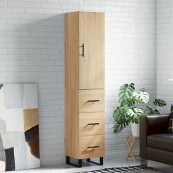 vidaXL Dulap înalt, stejar sonoma, 34, 5x34x180 cm, lemn prelucrat GartenMobel Dekor (3198876) Comoda