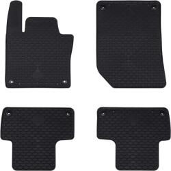 vidaXL Covor pentru masina 4 pcs Negru Cauciuc GartenMobel Dekor (42029113)