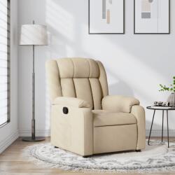 vidaXL Fotoliu rabatabil, material textil crem GartenMobel Dekor (3205775)
