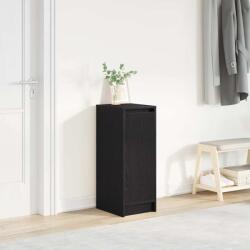 vidaXL Dulap Pantofi Stejar Negru 29, 5x34x76 cm Lemn prelucrat GartenMobel Dekor (861860) Pantofar