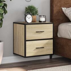 vidaXL Noptiere de perete, 2 buc. , stejar sonoma, 40x31x39, 5 cm GartenMobel Dekor (848727)