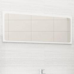 vidaXL Oglinda de baie, alb, 90x1, 5x37 cm, PAL GartenMobel Dekor (804622)