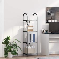 vidaXL Raft pentru carti sonoma gri 40 x 30 x 146 cm Lemn compozit GartenMobel Dekor (879932) Biblioteca