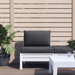 vidaXL Perne canapea din paleti, 2 buc. , antracit, material textil GartenMobel Dekor (361754)