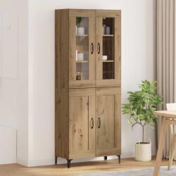 vidaXL Bufet Stejar Artizanal 69, 5 x 34 x 180 cm Lemn compozit GartenMobel Dekor (3403581) Comoda