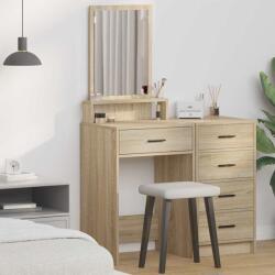 vidaXL Masa de Machiaj Stejar Sonoma 50 x 41 x 140 cm Lemn compozit GartenMobel Dekor (865129)