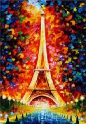 NORIMPEX - Puzzle Tablou Diamant: Turnul Eiffel 30x40cm - 1 - 39 piese