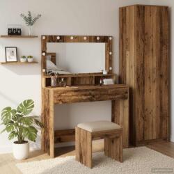 vidaXL Masa de Machiaj Lemn vechi 100 x 41 x 135 cm Lemn compozit GartenMobel Dekor (865107)