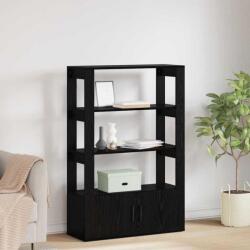 vidaXL Bufet Stejar negru 30 x 80 x 119.5 cm Lemn compozit GartenMobel Dekor (881098) Comoda