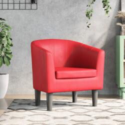 vidaXL Fotoliu tip cuva, rosu, piele ecologica GartenMobel Dekor (356490)