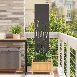 vidaXL Panou Decorativ de Gradina Negru 32 x 140 cm GartenMobel Dekor (876238)