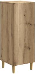 vidaXL Bufet Stejar Artizanal 33 x 34, 5 x 90 cm Lemn prelucrat GartenMobel Dekor (894604) Comoda