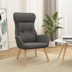 vidaXL Scaun de relaxare, gri închis, material textil GartenMobel Dekor (341291)