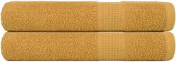 vidaXL Prosoape 2 buc Aur 100x200 cm 360 g/m2 100% bumbac GartenMobel Dekor (136818) Prosop