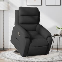 vidaXL Fotoliu electric rabatabil cu ridicare, negru, textil GartenMobel Dekor (3205006)