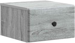 vidaXL Noptiera suspendata gri Sonoma cu sertar, 34, 5 x 33 x 20 cm (899117)