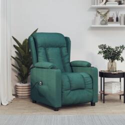 vidaXL Fotoliu rabatabil electric, verde închis, material textil GartenMobel Dekor (3098783)