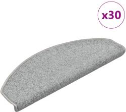 vidaXL Covorase pentru scari, 30 buc. , 65x24x4 cm, gri deschis, semirotunde, mari GartenMobel Dekor (3365762) Covor