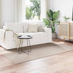 vidaXL Covor dreptunghiular crem 170x120 cm, antiderapant, pentru living (42022559) Covor