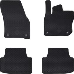 vidaXL Covor pentru masina 4 pcs Negru Cauciuc GartenMobel Dekor (42029137)