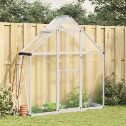 vidaXL Sere cu cadru de baza, argintiu, 169x58x195 cm, aluminiu GartenMobel Dekor (4005816)